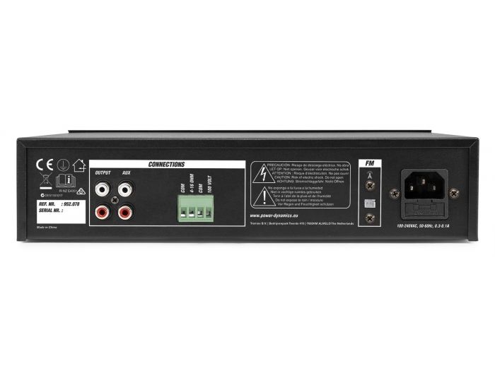 Power Dynamics PDM45 Mezclador – Amplificador 100V con BT y reproductor media 45W 952078