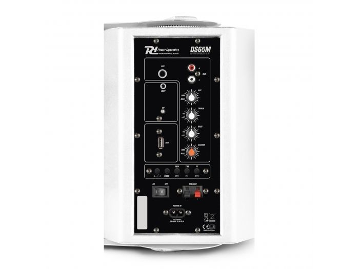 Power Dynamics DS65MW Conjunto altavoces activo con BT 6.5” 125W Blanco 100064 - 4