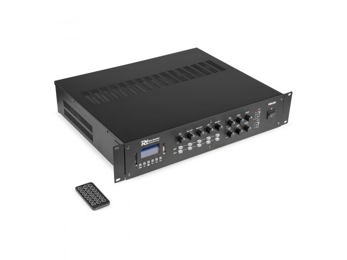 Power Dynamics PRM1202 Amplificador Matricial 2 Zonas Línea 100V 2 x 120W 952160