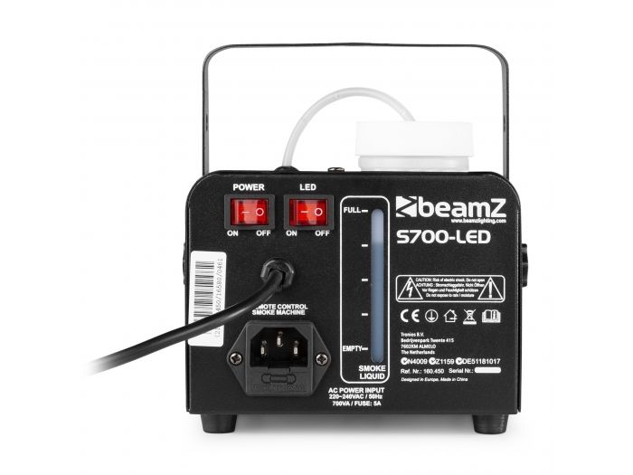 Beamz S700LED Maquina de Humo con efecto Hielo 