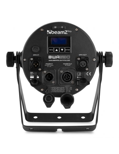 beamZ Pro BWA530 Foco PAR Aluminio IP65 LED 7x 10W 4-en-1 150796 - 5