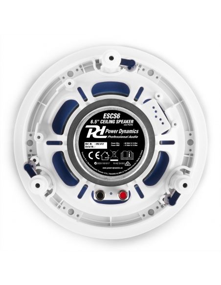 Power Dynamics ESCS6 Conjunto altavoces de techo de bajo perfil 6,5” 952612