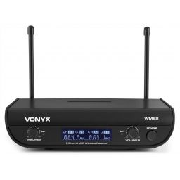 Vonyx WM82C Micro UHF digital 2ch BP+HH | Mas Que Sonido 2