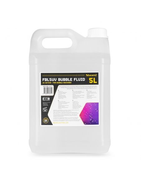 Beamz FBL5UV Líquido de Burbujas 5L activo UV 
