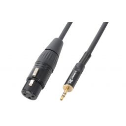 PD-Connex CX50-05 Cable XLR Hembra - Jack 3,5mm Estereo 0,5m 177116 - 1