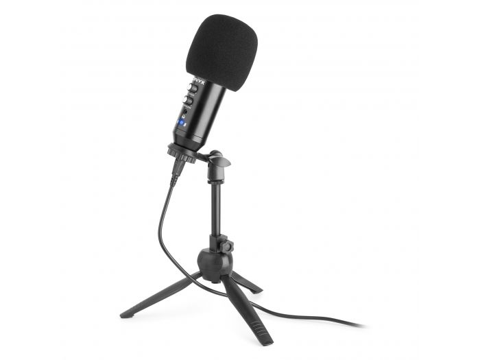 Vonyx CM320B Micrófono estudio USB Negro con Echo 173550 - 3