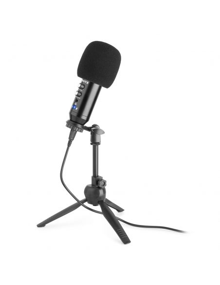 Vonyx CM320B Micrófono estudio USB Negro con Echo 173550 - 3