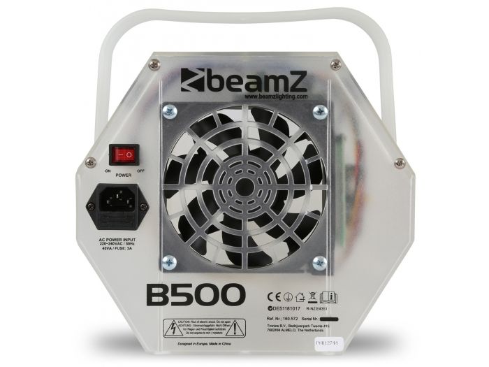 Beamz B500LED Maquina de burbujas mediana con LED RGB 