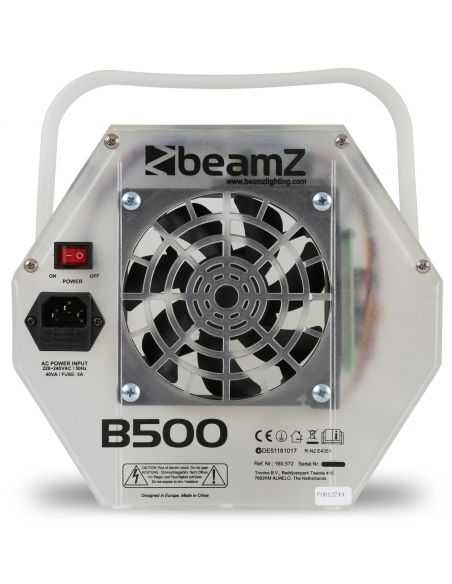 Beamz B500LED Maquina de burbujas mediana con LED RGB 