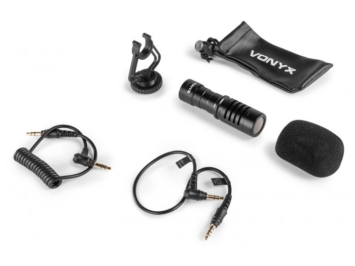 Vonyx CMC200 Micrófono de condensador para Teléfono & Camara 173410