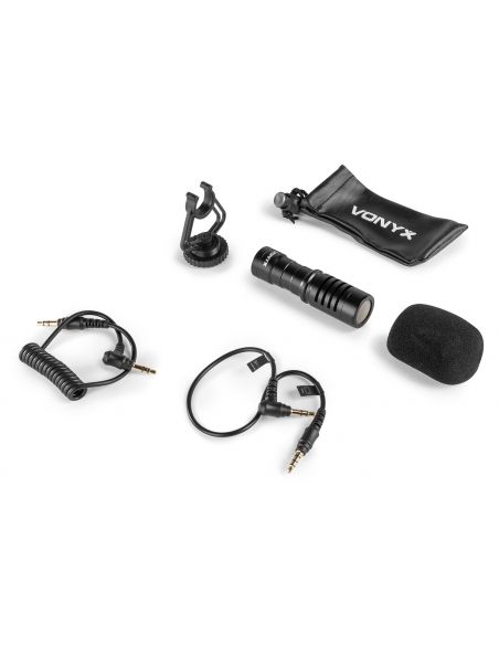 Vonyx CMC200 Micrófono de condensador para Teléfono & Camara 173410