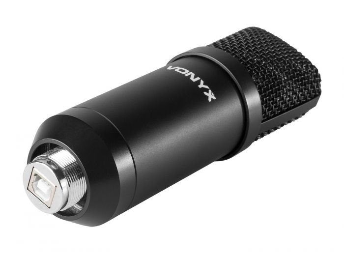 Vonyx CMS300B Micrófono de estudio Set USB Negro 173512