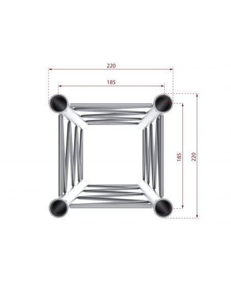 beamZ Pro P24-L100 Deco Truss 1,0m 182542