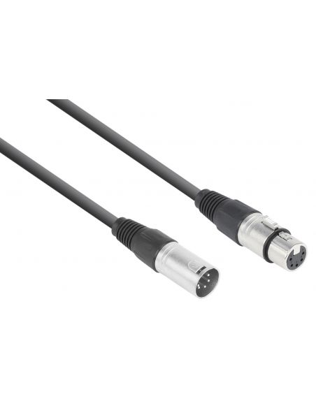 PD-Connex CX102-3 Cable 5-PIN DMX Macho XLR - Hembra XLR 3.0m 177926 - 1