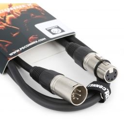PD-Connex CX102-1 Cable 5-PIN DMX Macho XLR - Hembra XLR 1.5m 177923 - 1 2