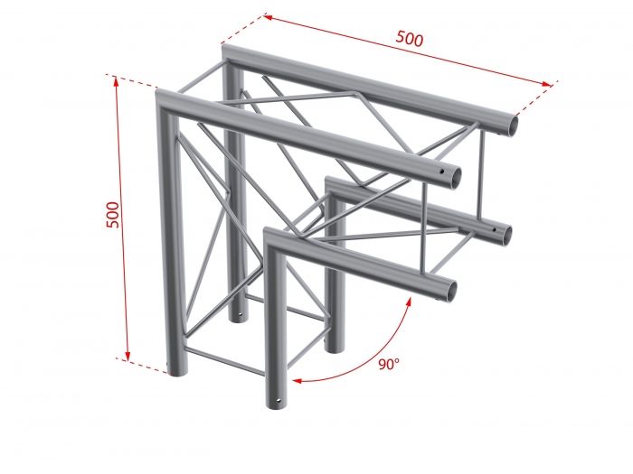 beamZ Pro P24-C21 Deco Truss 2-way 90º corner 182552