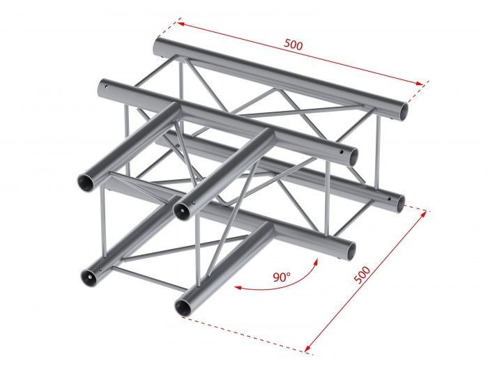 beamZ Pro P24-T35 Deco Truss 3-way T junction 182556