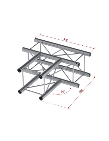 beamZ Pro P24-T35 Deco Truss 3-way T junction 182556