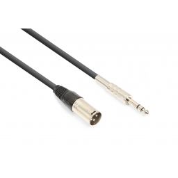 Vonyx CX316-3 Cable XLR Macho-Jack 6.3 Stereo (3m) 177744 - 1