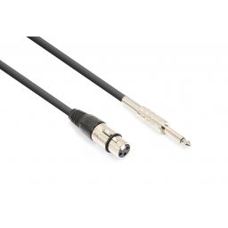 Vonyx CX314-1 Cable XLR Hembra-Jack 6.3 Mono (1.5m) 177736 - 1