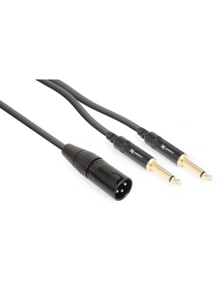 PD-Connex CX56-1 Cable XLR Macho - 2x 6.3 Mono 1.5m 177150 - 1