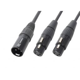 PD-Connex CX142 Cable Y divisor XLR 1 XLR Macho-2 XLR Hembra 176977 - 1