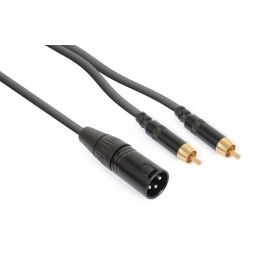 PD-Connex CX58-1 Cable XLR Macho - 2x RCA Macho 1.5m 177156 - 1