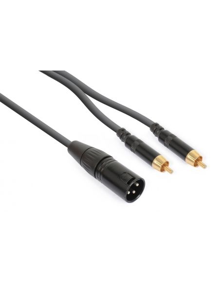 PD-Connex CX58-1 Cable XLR Macho - 2x RCA Macho 1.5m 177156 - 1