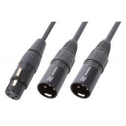 PD-Connex CX140 Cable Y divisor XLR Hembra-2 XLR Macho 176974 - 1