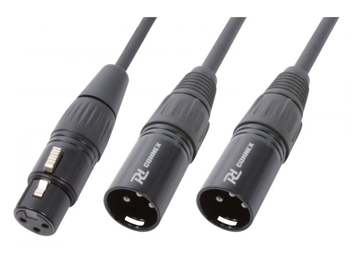 PD-Connex CX140 Cable Y divisor XLR Hembra-2 XLR Macho 176974 - 1