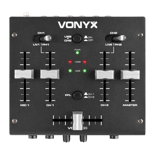 VONYX VDJ2USB Mezclador 3 canales DJ/USB 172744 2