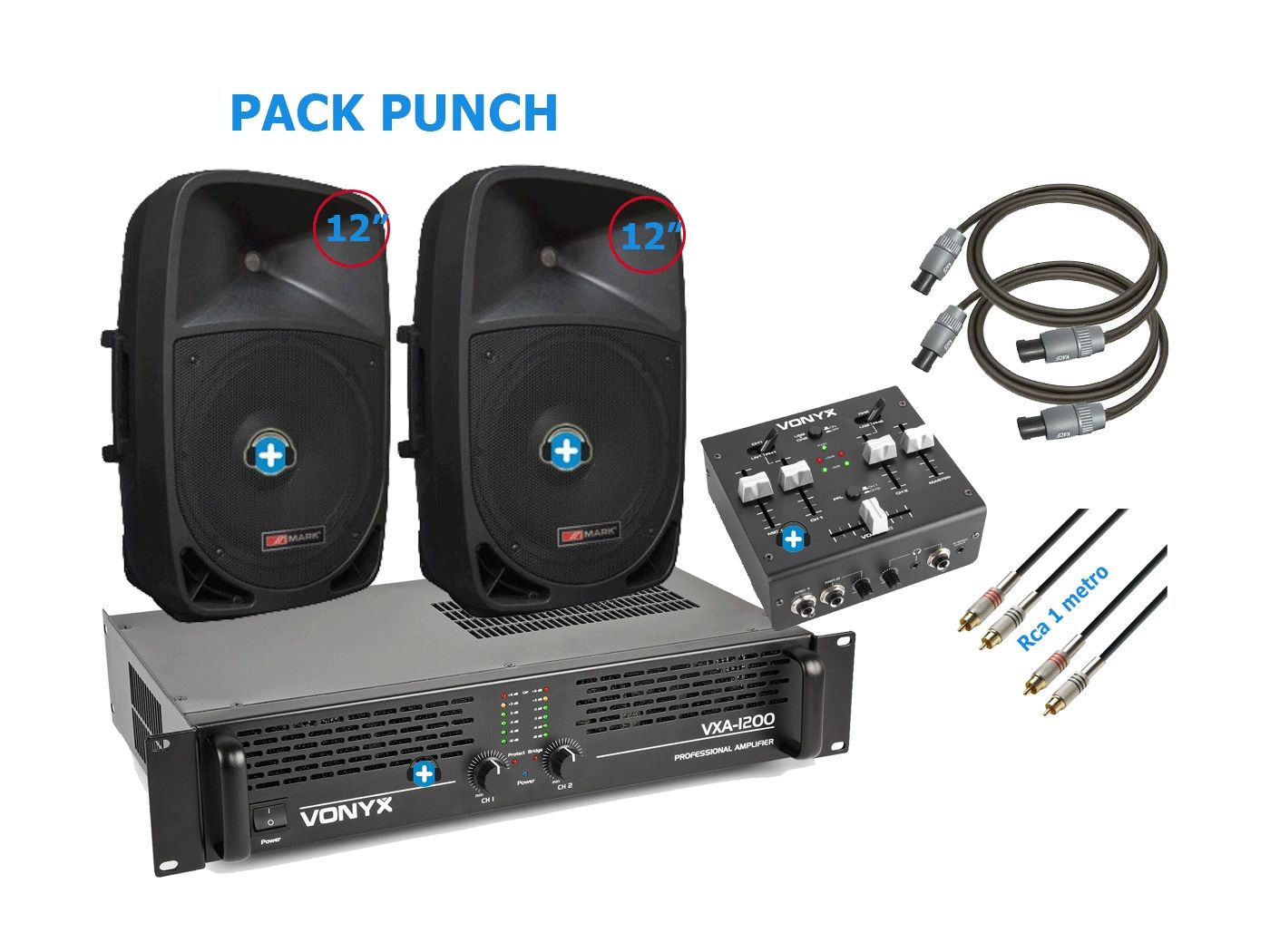 Equipo de sonido Pyle Pro PACK PUNCH