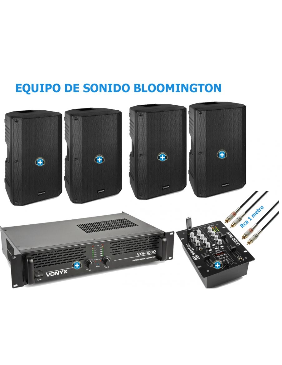EQUIPO DE SONIDO BLOOMINGTON  - 12 Pulgadas - 3
