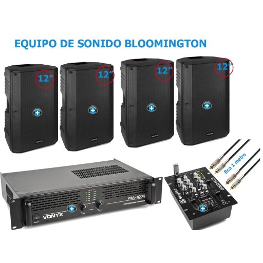 EQUIPO DE SONIDO BLOOMINGTON  - 12 Pulgadas - 1 2