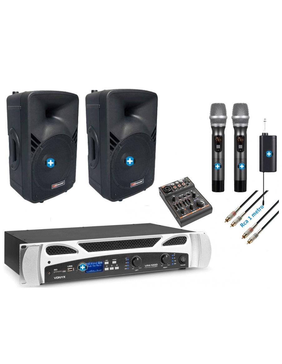 Pack ECO-GIM-PLUS 15  con Bluetooth Vocalista doble