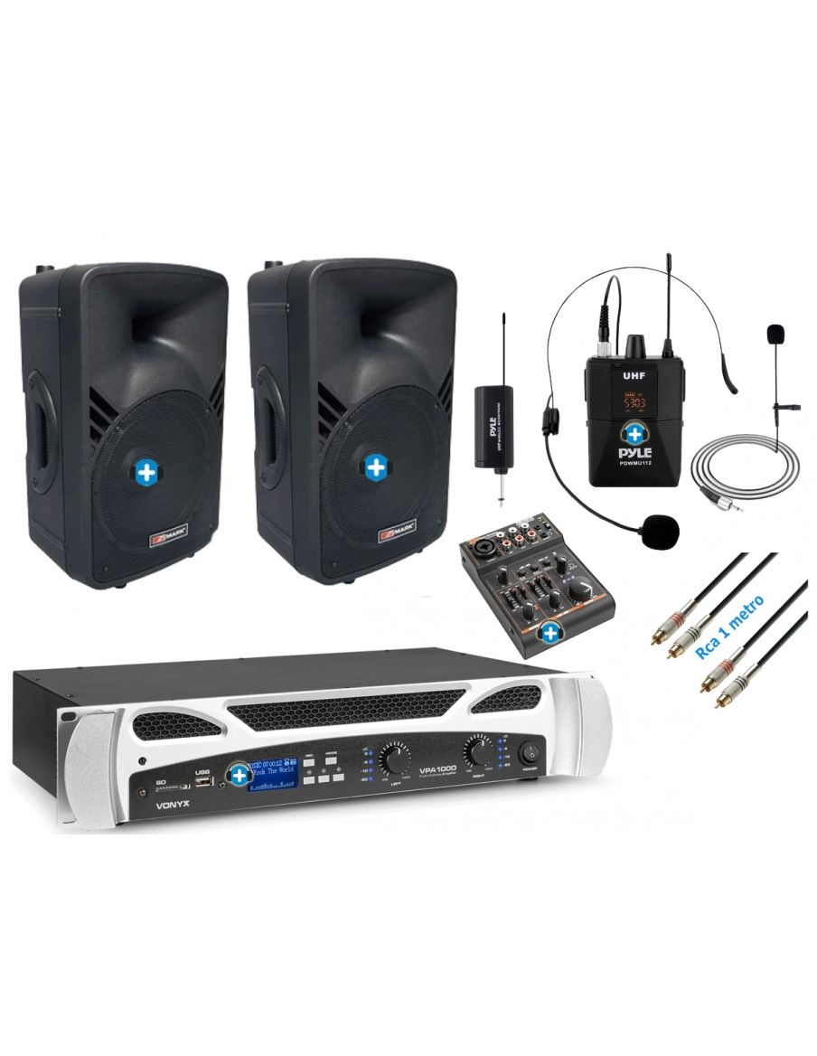 Pack ECO-GIM-PLUS 15  con Bluetooth Mic Diadema