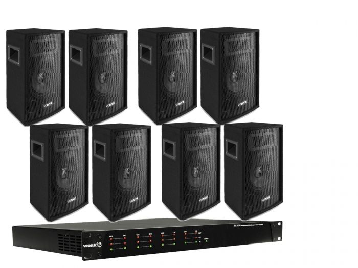 EQUIPO DE SONIDO CALGARY BASIC  8 ALTAVOCES - 16