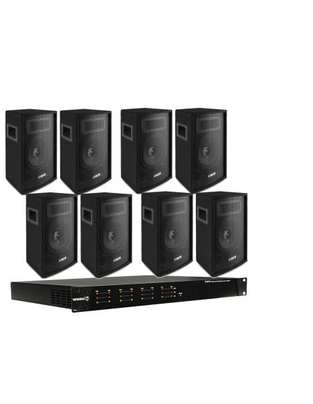 EQUIPO DE SONIDO CALGARY BASIC  8 ALTAVOCES - 16