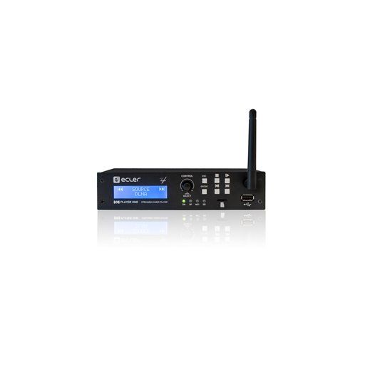 ECLER Reproductores De Audio  Pantalla LCD | microSD | DLNA & Airplay | Streaming PLAYER ONE 2