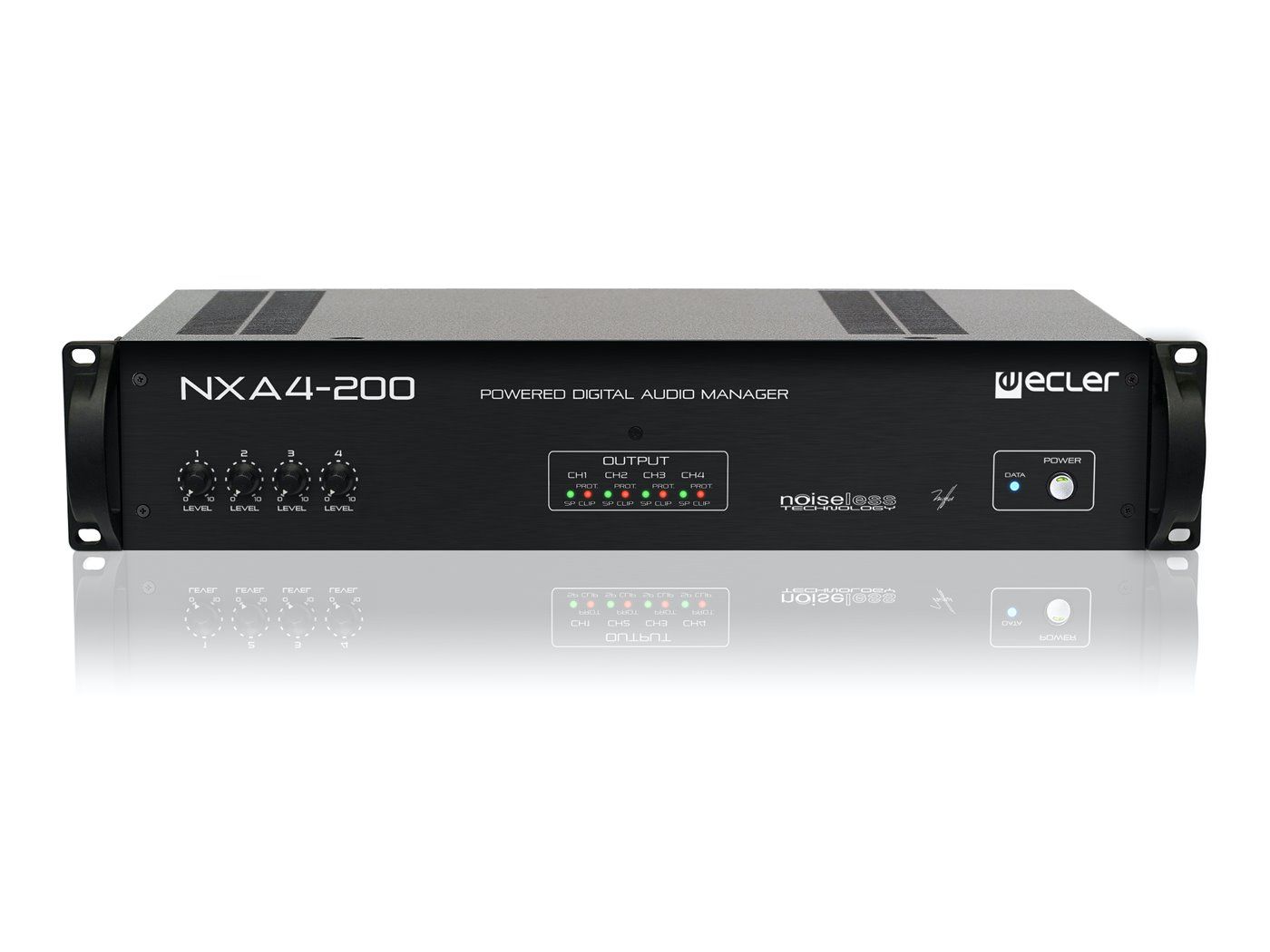 ECLER Gestores Digitales De Audio  4x200 WRMS | DSP | Clase D | Silencioso | TP-NET | EclerNet NXA4-200