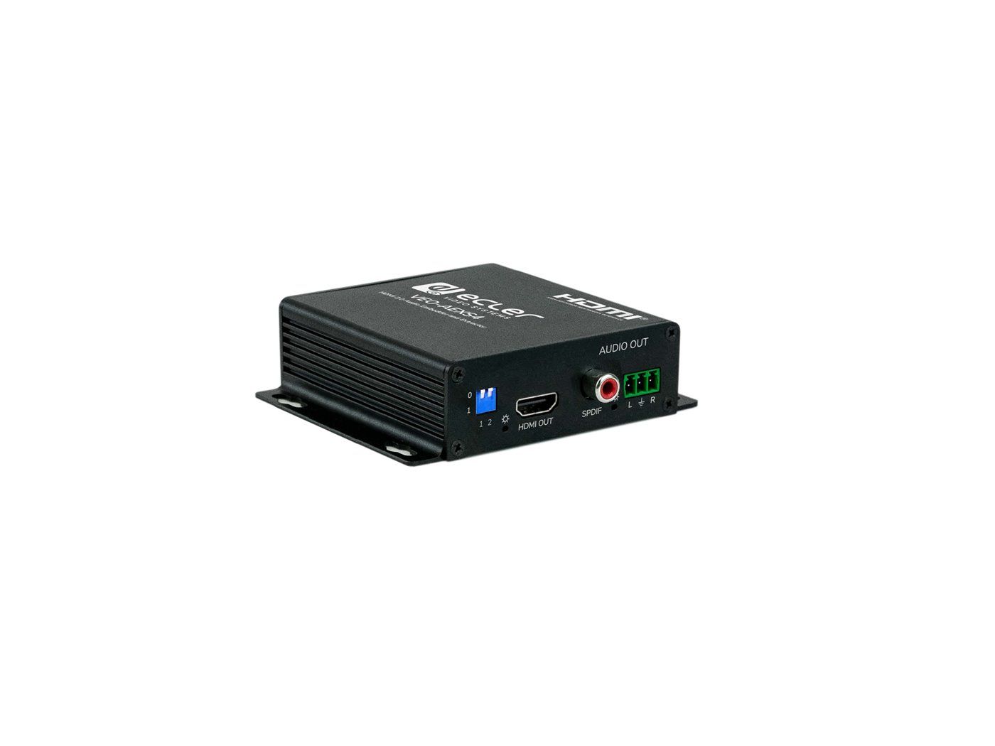 ECLER Dispositivos De Gestión De Audio  Desembebedor y Embebedor de audio HDMI 2.0 VEO-AEXS4