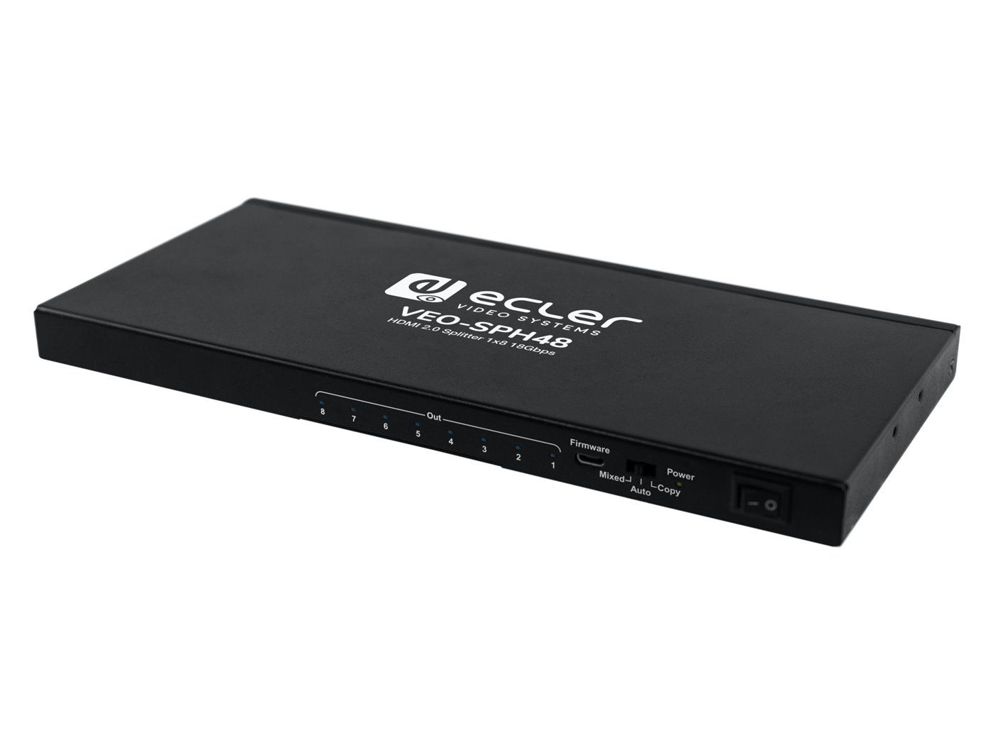 ECLER Distribuidores  Distribuidor 1x8 HDMI 2.0 VEO-SPH48