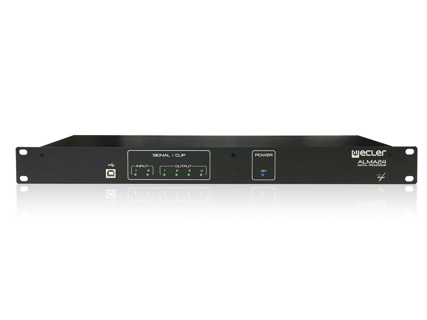 ECLER Procesadores Digitales  2x4 | Gestor de altavoces digital | USB ALMA24