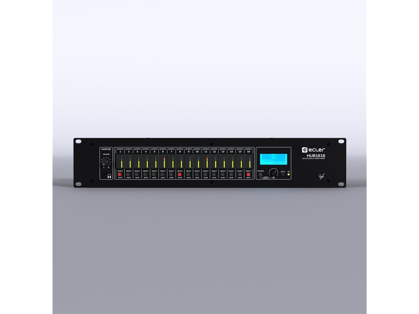 ECLER Matrices Digitales  16x16 | zonificación digital | DSP | plug&play HUB1616