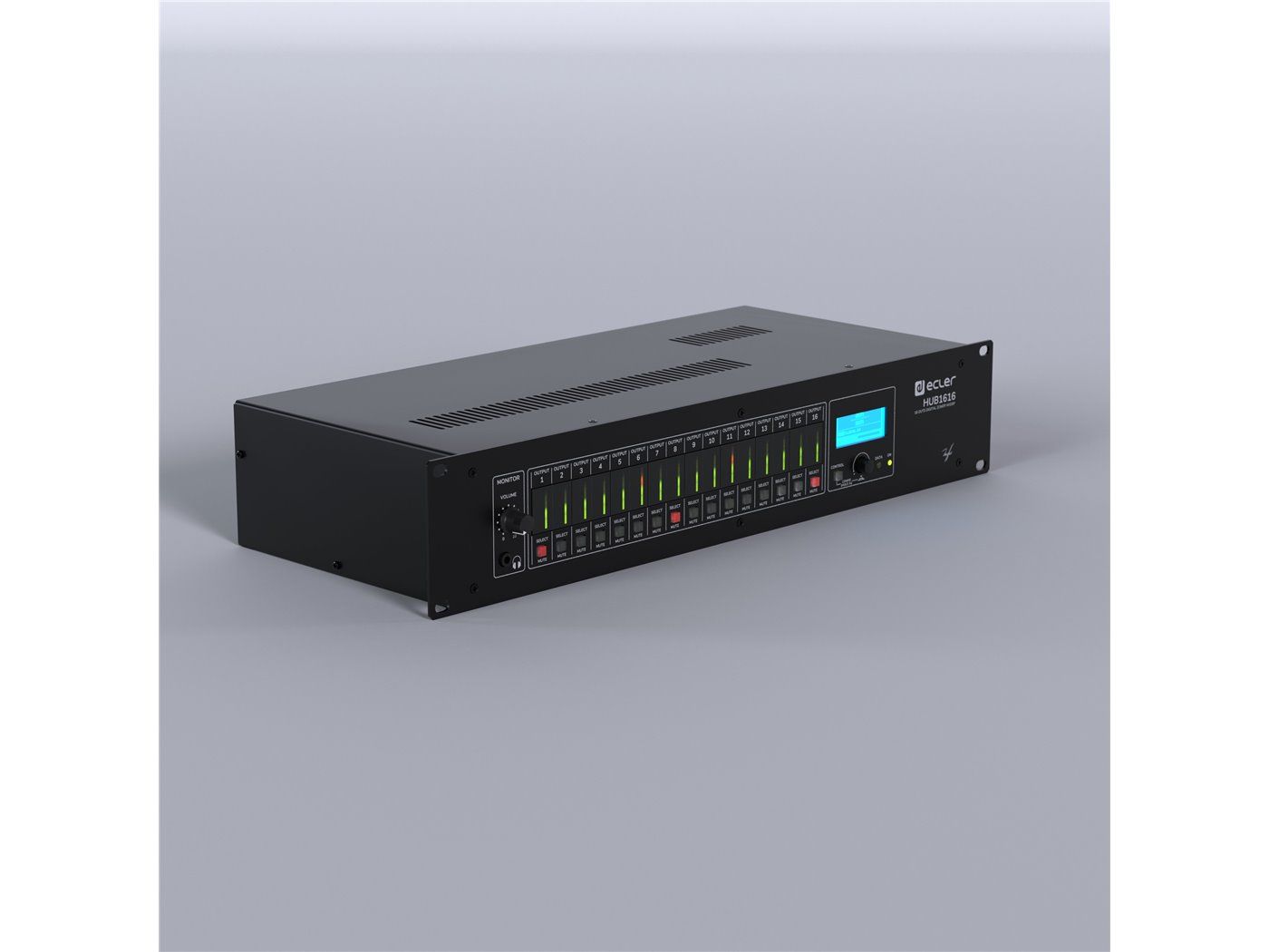 ECLER Matrices Digitales  16x16 | zonificación digital | DSP | plug&play HUB1616