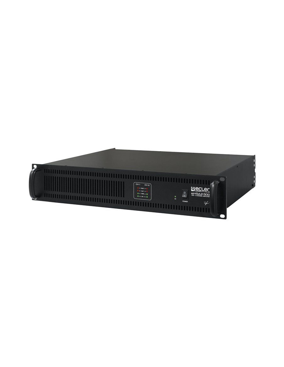 ECLER Alta Impedancia  2x500 WRMS | amplificador | multicanal eHSA2-500