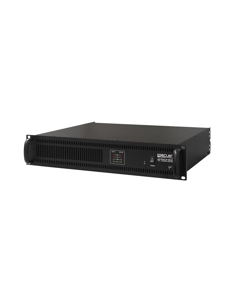 ECLER Alta Impedancia  2x500 WRMS | amplificador | multicanal eHSA2-500