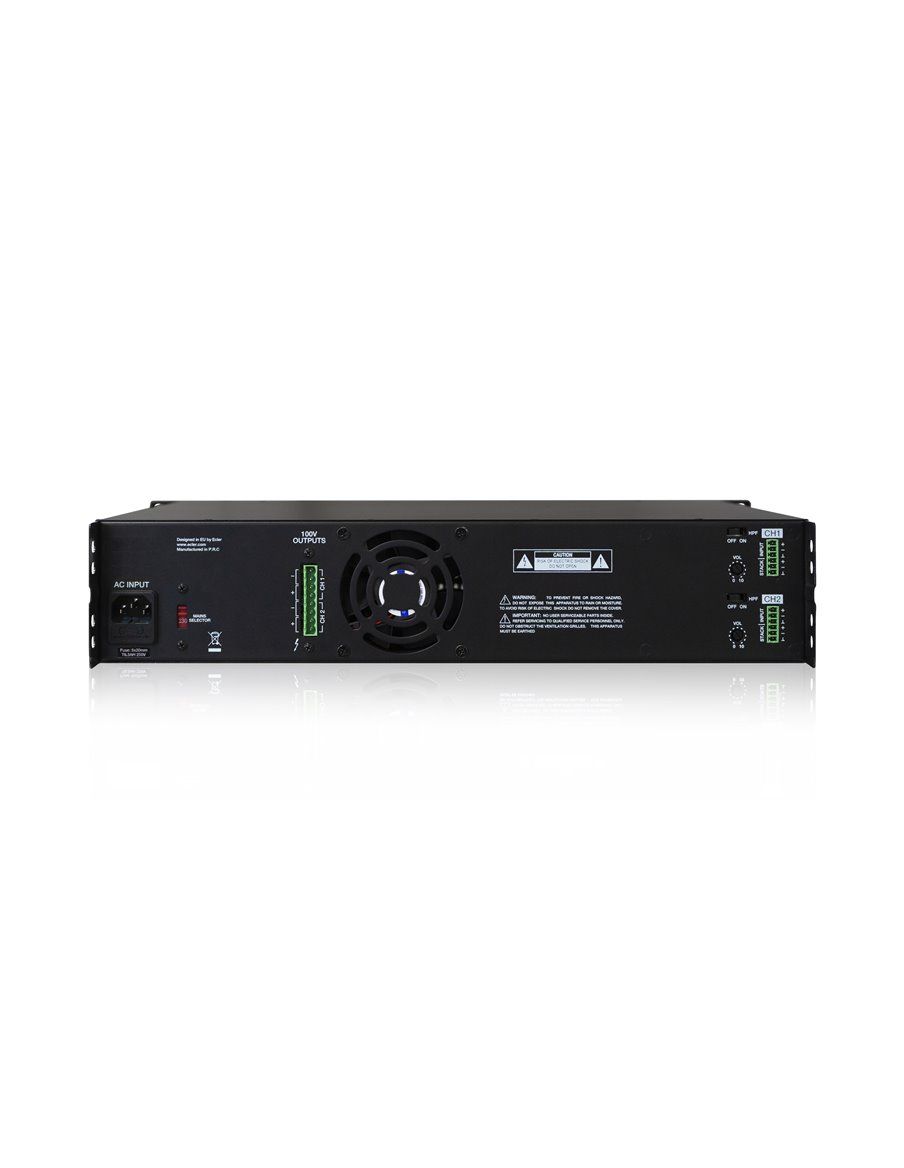ECLER Alta Impedancia  2x500 WRMS | amplificador | multicanal eHSA2-500