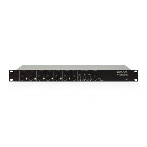 ECLER Pre-Amplificadores Y Mezcladores De Instalación  7x2 | 1U rack | mezclador analógico eSAM702 2