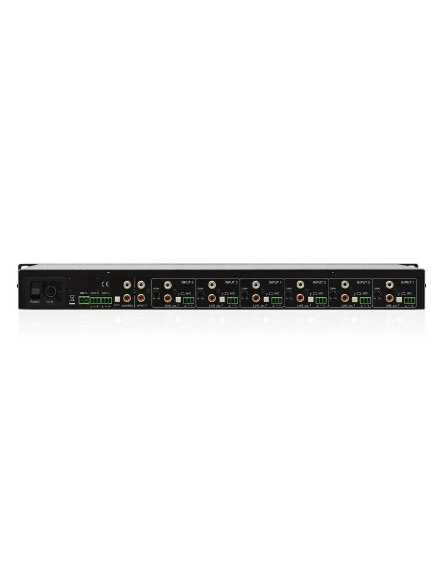 ECLER Pre-Amplificadores Y Mezcladores De Instalación  7x2 | 1U rack | mezclador analógico eSAM702